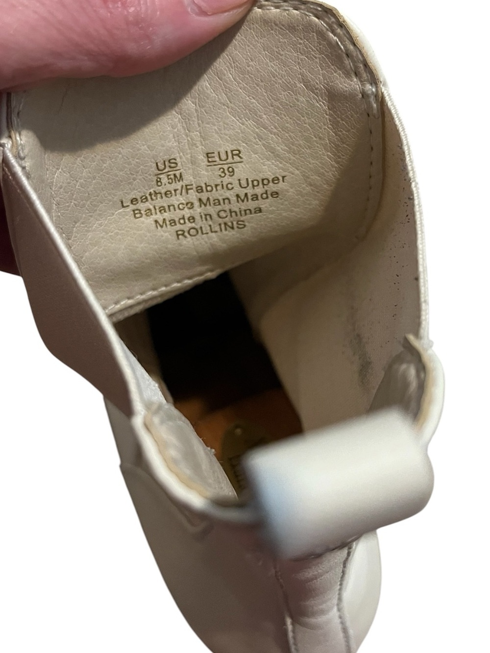 Sam Edelman Rollins Chelsea Boot Modern Ivory Size 8.5M - Picture 10 of 14